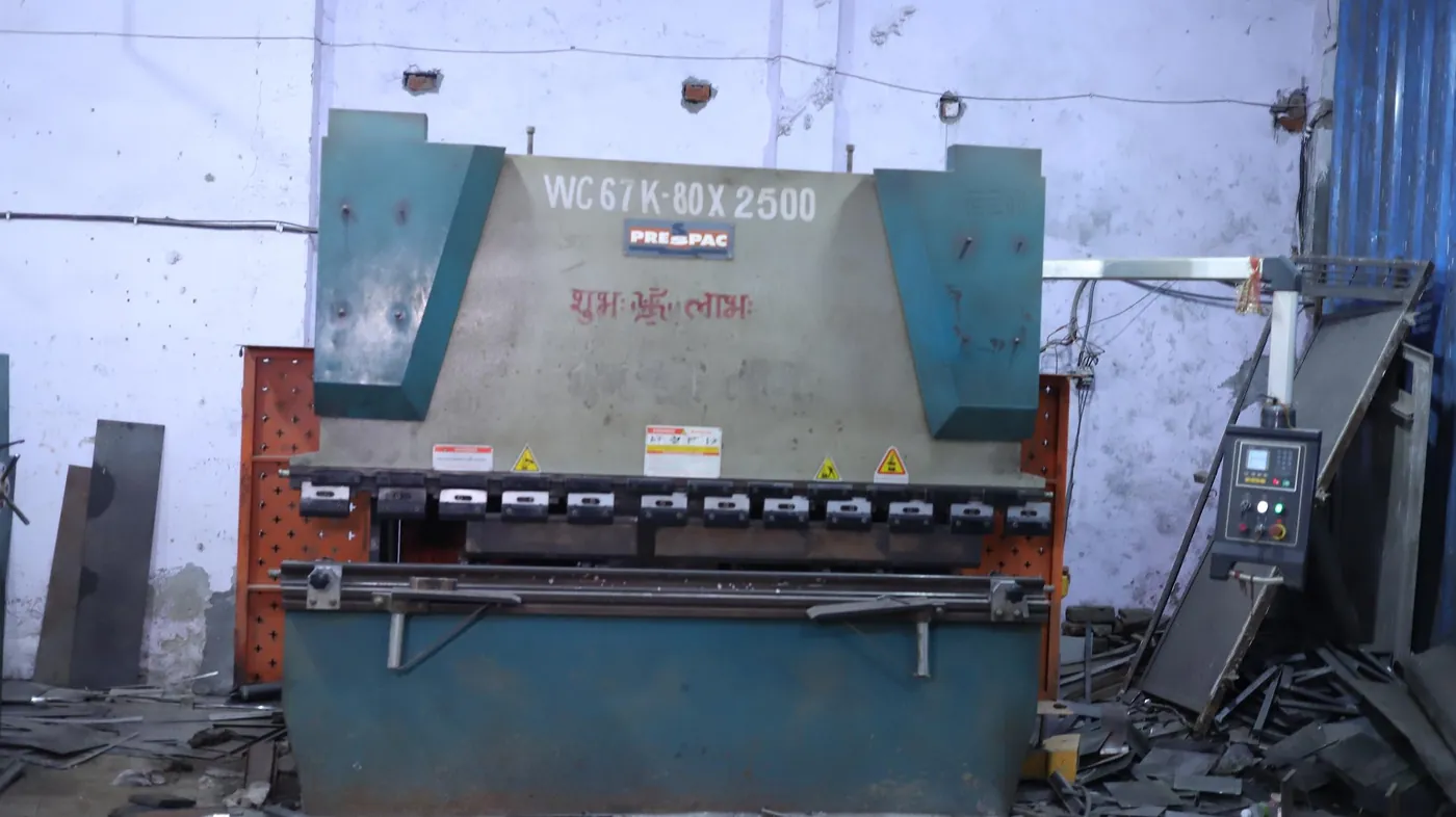 WC67K hydraulic press brake
