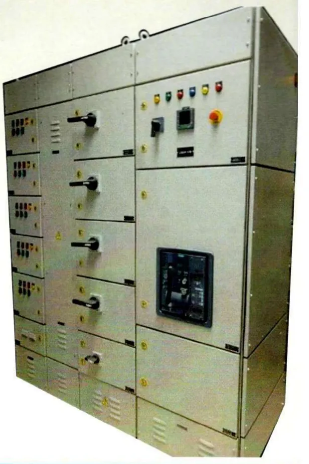 Distribution cum APFC panel with ACB incomer