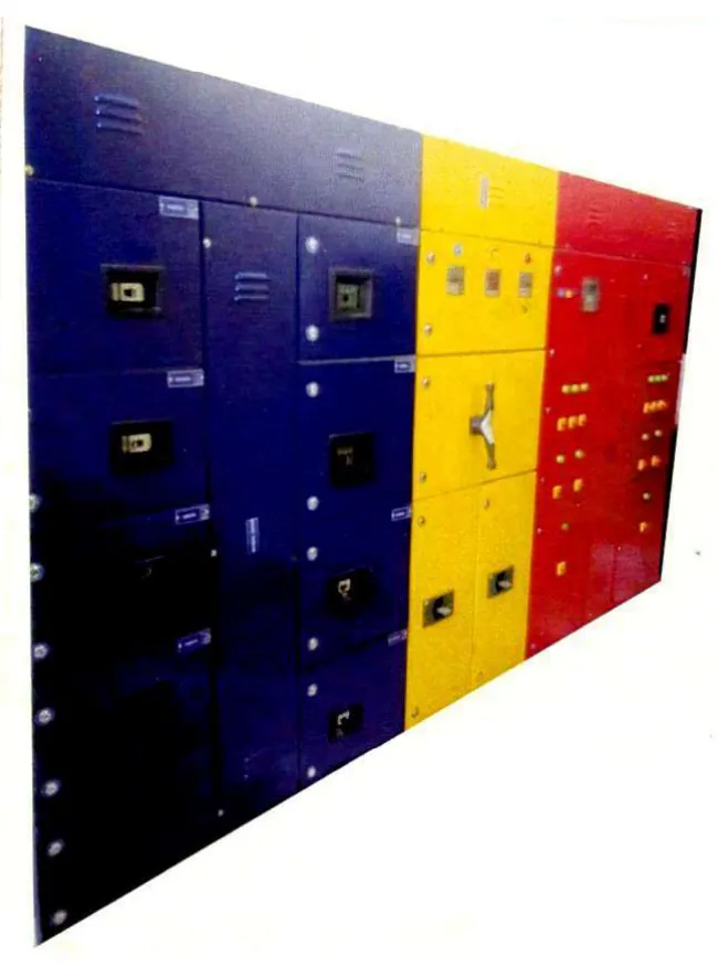 DG and mains distribution panel with a 200 kVAR APFC section