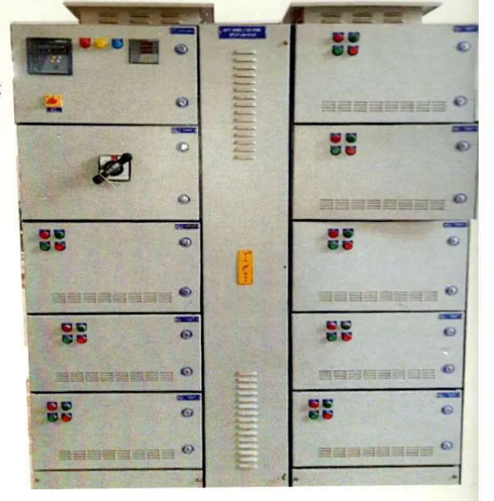 400 kVAR APFC panel with capacitor steps and APFC relay